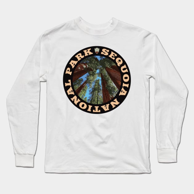 Sequoia National Park circle Long Sleeve T-Shirt by nylebuss